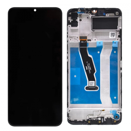 Ecrane Huawei / Honor - Display compatibil Huawei Y6P, Honor 9A, Negru - cu Rama