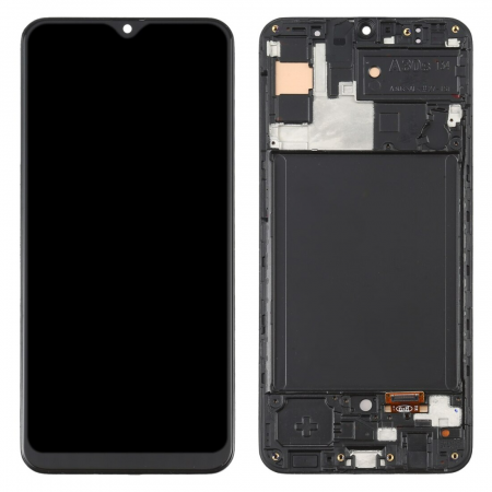 Ecrane Samsung - Display compatibil Samsung A30s (A307), OLED - cu Rama