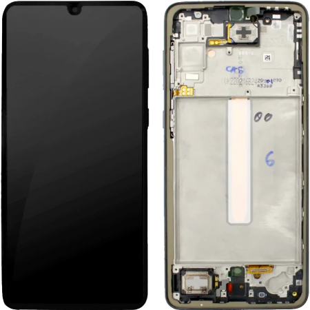 Ecrane Samsung - Ecran display Samsung A33 5G ( A336), Negru, cu rama (Original Service Pack)