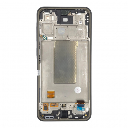 seria A - Ecran display Samsung A36 5G (A366) cu rama, negru (Original Service Pack)
