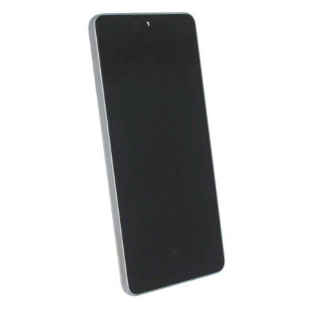 Ecran display Samsung A73 5G (A736), alb, cu rama (Original Service Pack) [2]