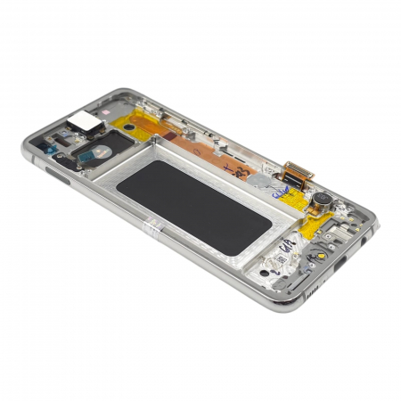 Ecran display Samsung cu rama S10e (G970), Prism White (Original Service Pack) [1]