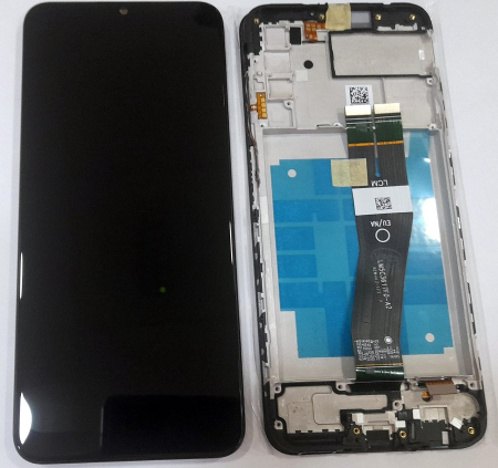 seria A - Ecran display Samsung A03s (A037G) (Original Service Pack)