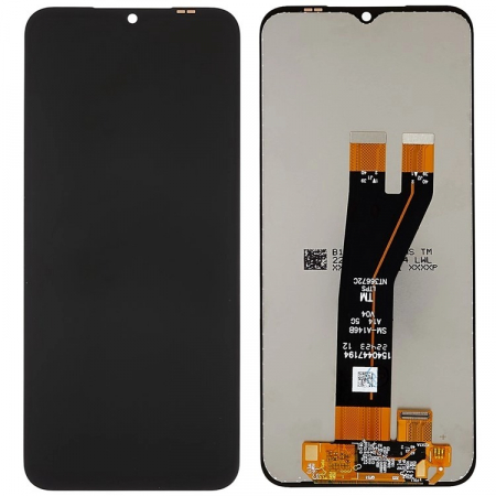 seria A - Display compatibil Samsung A14 5G / 4G (A146B / A145F), negru / conector mare