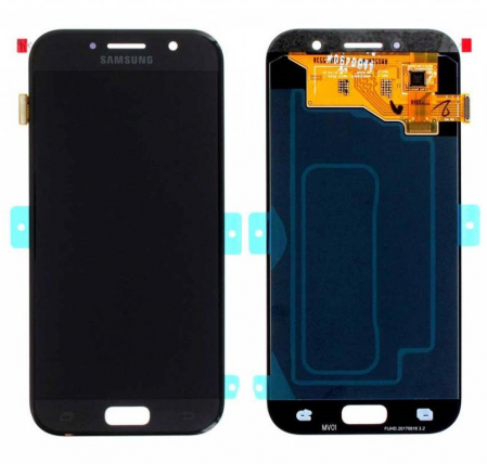 Ecrane Samsung - Ecran display Samsung A5 2017 (A520) Black, (Original Service Pack)