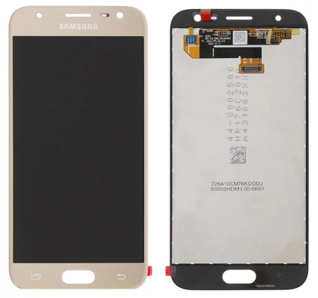 Ecrane Samsung - Ecran display Samsung J3 2017 (J330) Gold (Original Service Pack)