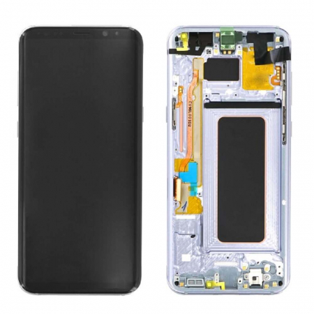 Ecrane Samsung - Ecran display Samsung S8+ (G955), Orchid Grey (Original Service Pack)
