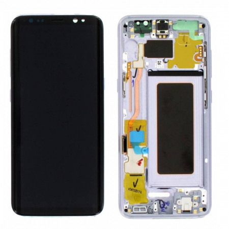 seria S - Ecran display Samsung S8+ (G955) Silver, (Original Service Pack)