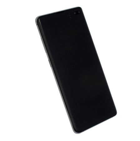 Ecran display Samsung S10 Plus (G975), Prism Black, cu rama (Original Service Pack) [1]