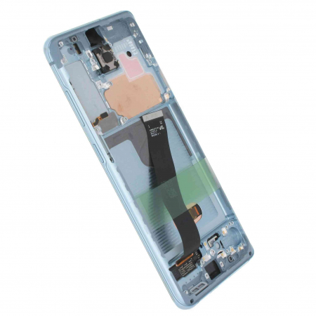 Ecran display cu rama Samsung S20 4G/ 5G (G980/ G981), Blue (Original Service Pack) [1]