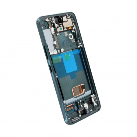 Ecran display Samsung S22 5G (S901) Green / Verde, cu rama (Original Service Pack) [1]