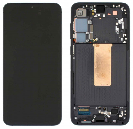 Ecrane Samsung - Ecran display Samsung S23 Plus 5G (S916) Graphite Gray, cu rama (Original Service Pack)