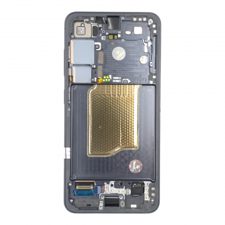 seria S - Ecran display Samsung S25 5G (S931) cu rama, blue black (Original Service Pack)