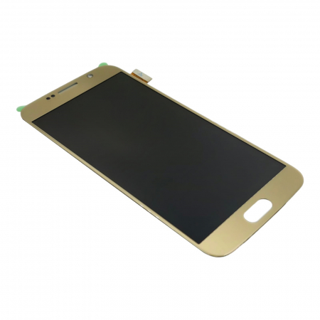 Display compatibil Samsung S6 (G920), Gold, OLED [2]