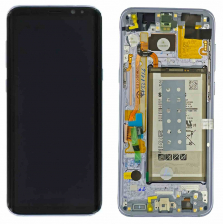 Ecrane Samsung - Ecran display Samsung S8 Plus (G955) Violet cu rama si baterie (Original Service Pack)