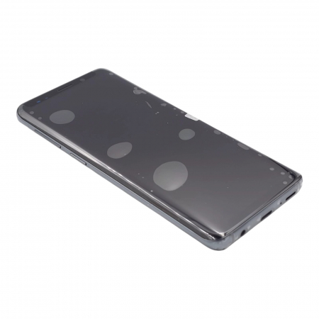 Ecran display Samsung S9 (G960), Titanium Gray, cu rama (Original Service Pack) [2]