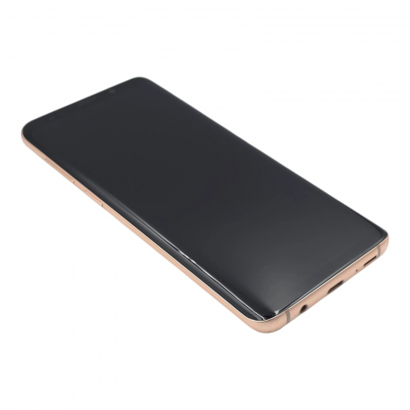 Ecran display Samsung S9 Plus (G965) Gold, cu rama (Original Service Pack) [2]