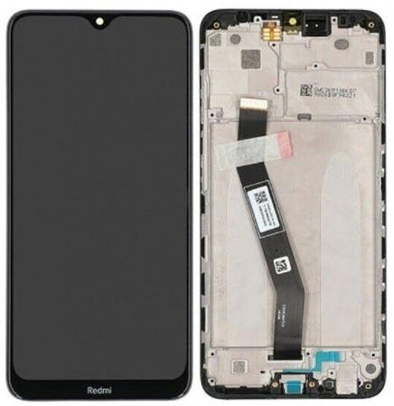 Ecrane Xiaomi / Redmi - Ecran display cu rama Xiaomi Redmi 8/ 8A/ 8A Pro (2019), negru (Original Service Pack)