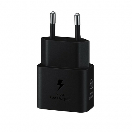 Incarcator retea Original Samsung super fast charging, 25W, USB C, Negru EP-T2510NBEGWW [5]