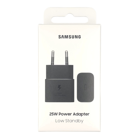 Incarcatoare - Incarcator retea Samsung Original EP-T2510NBEGEU, USB-C, Super Fast Charging 25W, Black, fara cablu