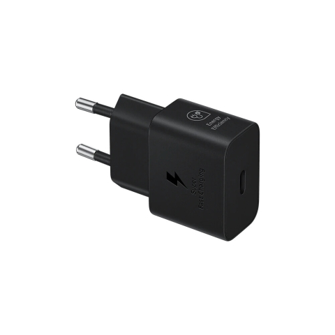 Incarcator retea Samsung Original EP-T2510NBEGEU, USB-C, Super Fast Charging 25W, Black, fara cablu [2]
