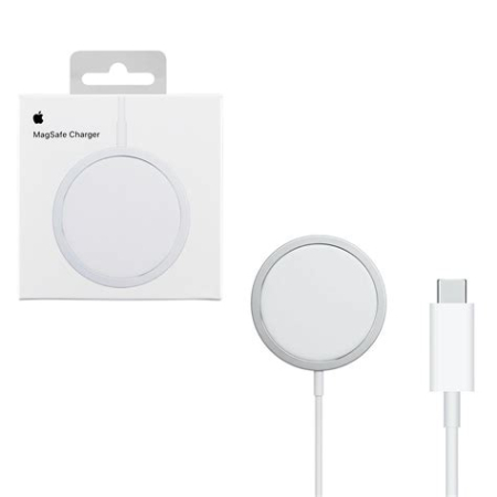 Incarcatoare - Incarcator original wireless Apple MagSafe Charger, Alb MHXH3ZM/A - 15W