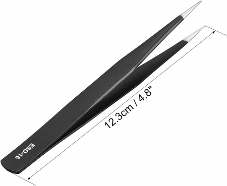 Scule Service GSM - Penseta cu varf drept, ascutit ESD-16