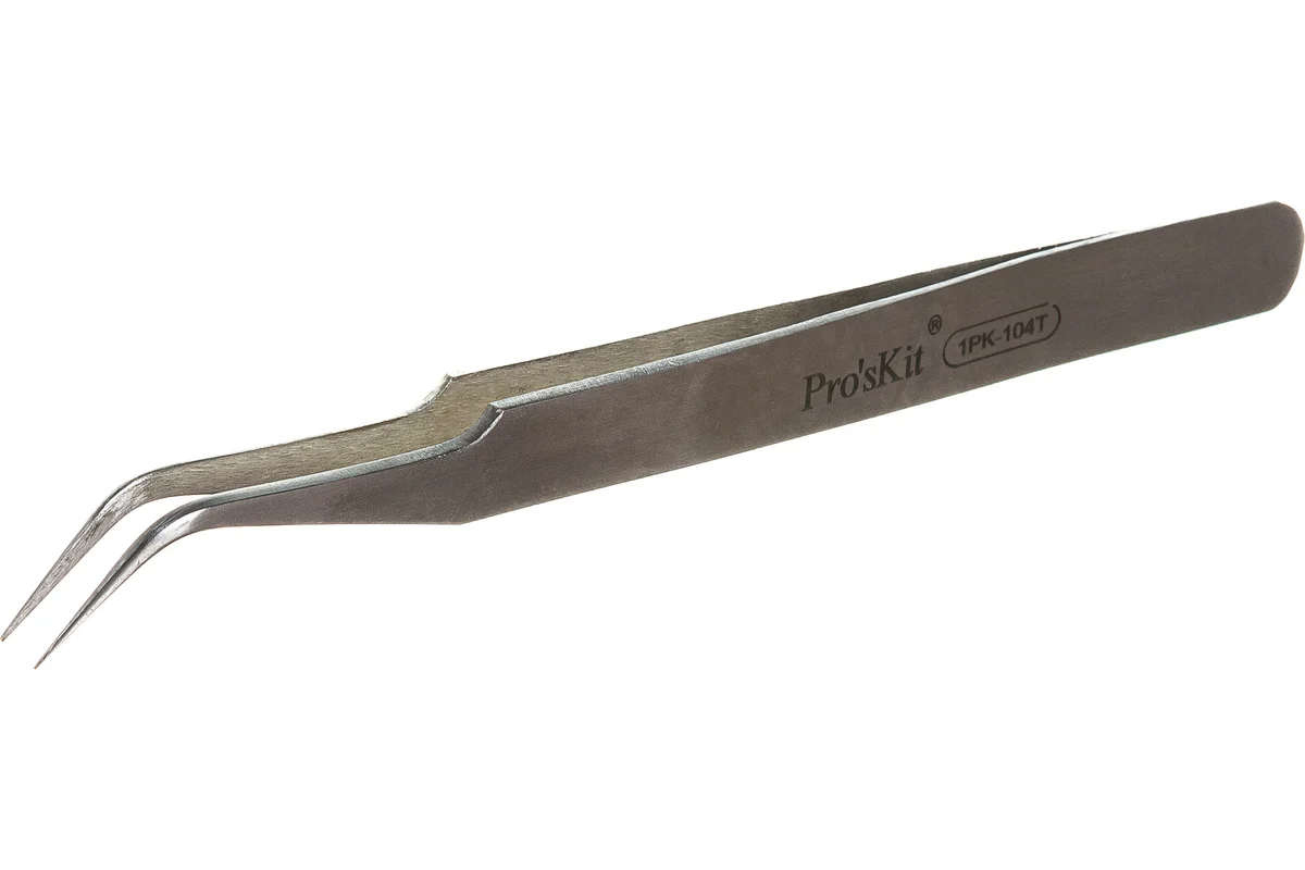 Penseta curbata smd 120mm, varf super-ascutit [2]