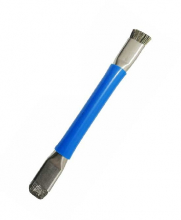 Scule Service GSM - Perie antistatica cap dublu (cap metal + plastic)