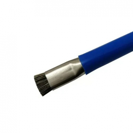 Perie antistatica cap dublu (cap metal + plastic) [2]