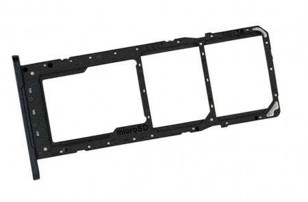 Suport SIM - Suport SIM Samsung A14 4G (A145), negru (Original Service Pack)