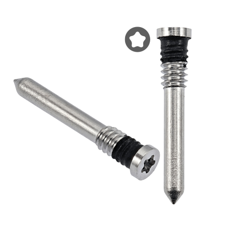 Suruburi si adezivi - Suruburi inferioare pentru iPhone 15 / 15 Plus / 15 Pro / 15 Pro Max (White Titanium) (Pachet 10 bucati)