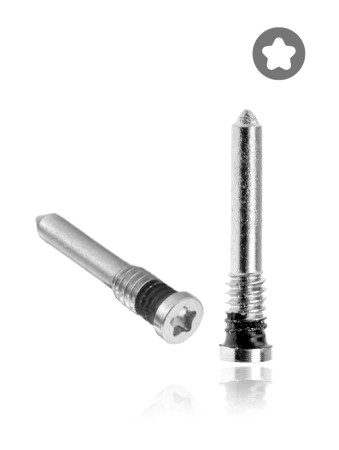 Componente GSM - Pachet 100 de Suruburi inferioare pentru iPhone X pana la seria 12 / 12 Mini / 13 / 13 Mini / 14 (Starlight / galben / rosu)