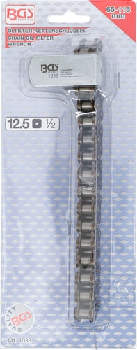 Cheie filtru de ulei cu lant, deschidere 65-115 mm BGS 1033 [4]