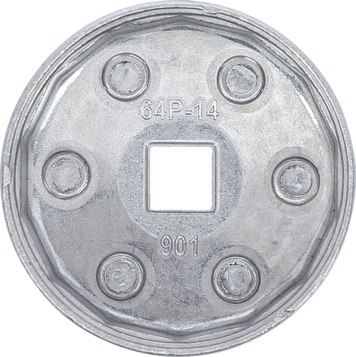 Cheie pentru filtru de ulei  64 mm, 14 puncte, pentru Daihatsu, Fiat, Nissan, Toyota BGS 1042 [2]