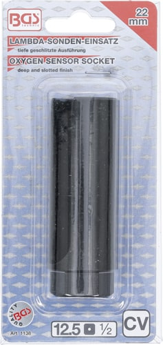 Cheie tubulara pentru sonda lambda, 22 mm, actionare 1/2" BGS 1138 [3]