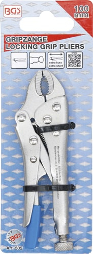 Cleste autoblocant, extra scurt, 100 mm, BGS 505 [4]