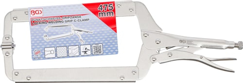 Cleste autoblocant pentru tinichigerie, 475 mm BGS 497 [5]