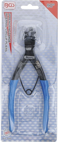 Cleste pentru sigurante de interior cu varf indoit la 90', 165 mm BGS 449 [4]