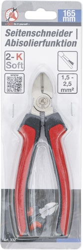 Cleste sfic cu 2 fante pentru dezizolat cabluri electrice, 165 mm BGS 332 [4]