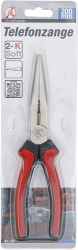 Cleste spit drept cu manere izolate, 200 mm BGS 337 [4]