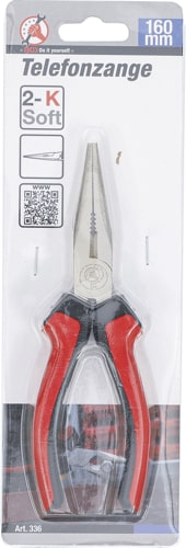 Cleste spitz drept cu manere izolate, 160 mm BGS 336 [3]