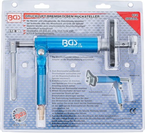 Presa pneumatica etrier pentru placute de frana BGS 1118 [6]
