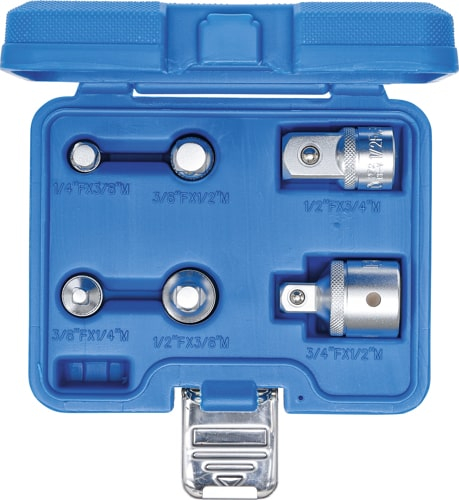 Set adaptoare pentru tubulare cu antrenare 1/4" - 3/8" - 1/2" - 3/4", 6 piese BGS 199 [4]