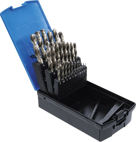Set burghie HSS 1-13mm, pentru metal, 25 piese BGS 110 [2]