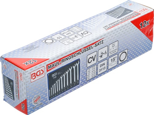 Set chei combinate, 1/4" - 15/16", 12 piese BGS 1195 [8]