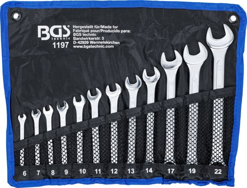 Set chei combinate, 6-22 mm, 12 piese BGS 1197 [6]