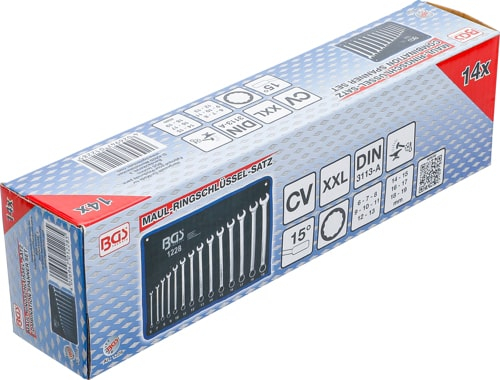 Set chei combinate extra lungi 6-19 mm, 14 piese BGS 1228 [5]