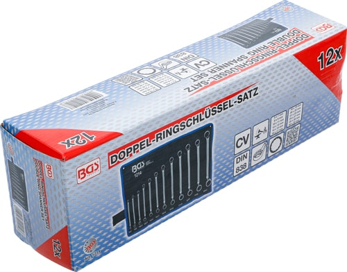 Set chei inelare cu cot 6x7 - 30x32 mm, 12 piese BGS 1214 [7]