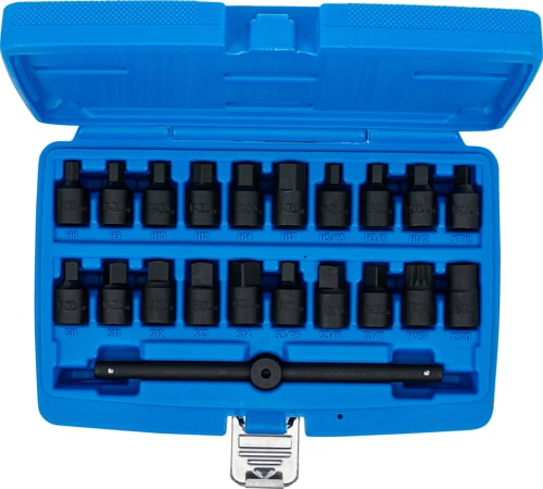 Set chei pentru buson baie de ulei, actionare 3/8”, 21 piese BGS 1014 [4]